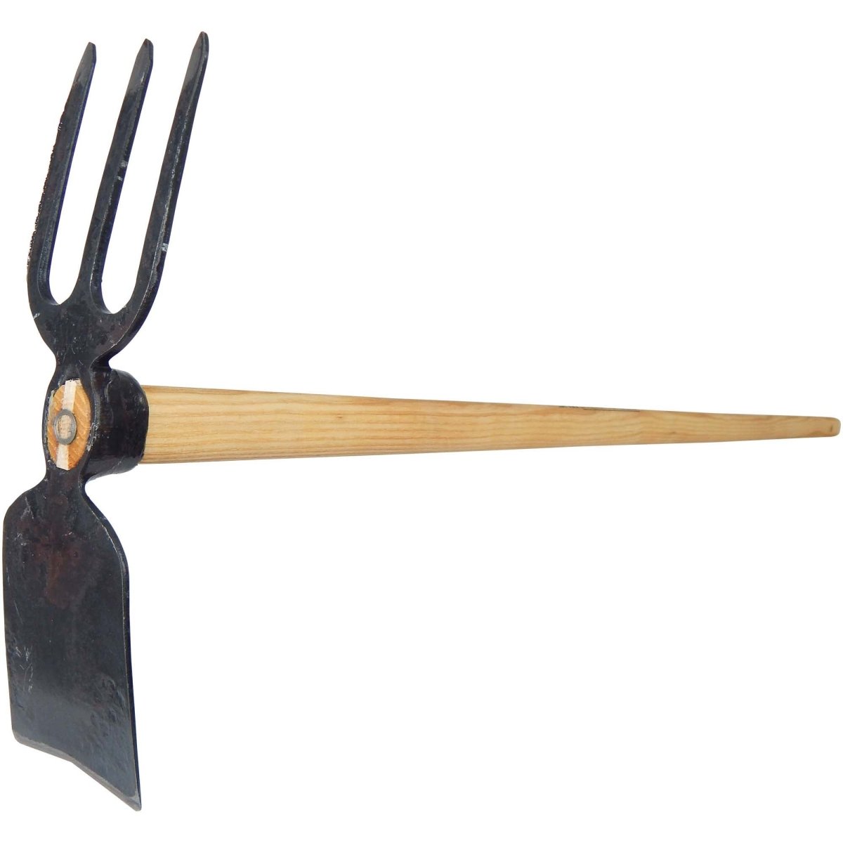 SHW Gartenhacke mit 3 Zinken & schmalem Blatt, 135 cm Eschenstiel - SHW - FIRE