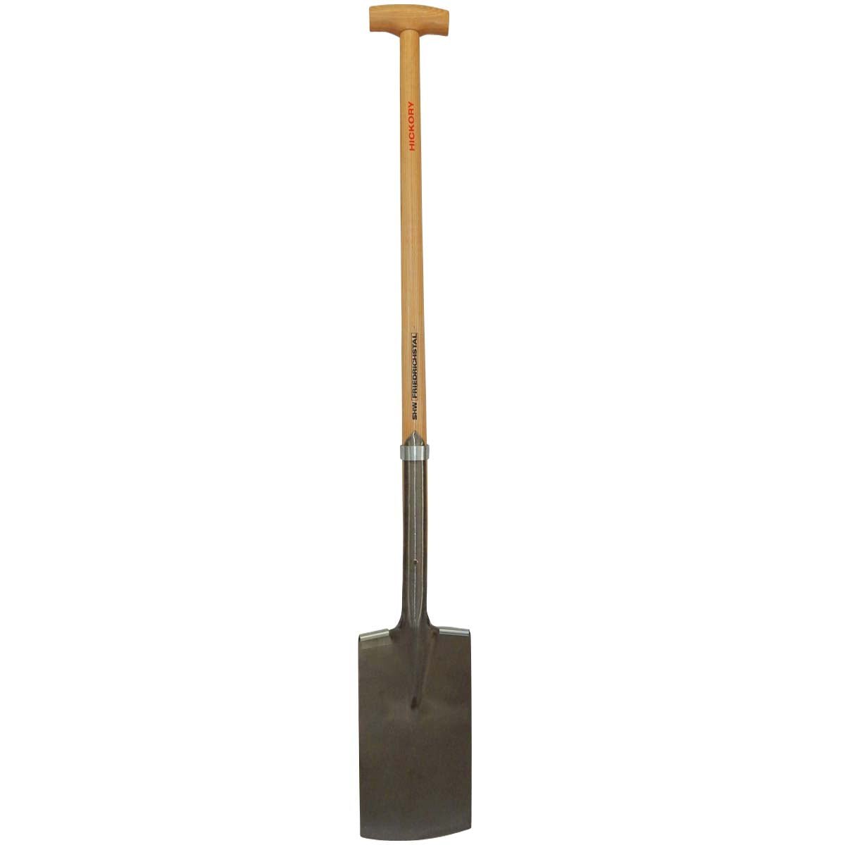 SHW Rode - /Baumschulspaten mit Doppelfeder und Spatentritt mit Hickory - T - Stiel - SHW - FIRE