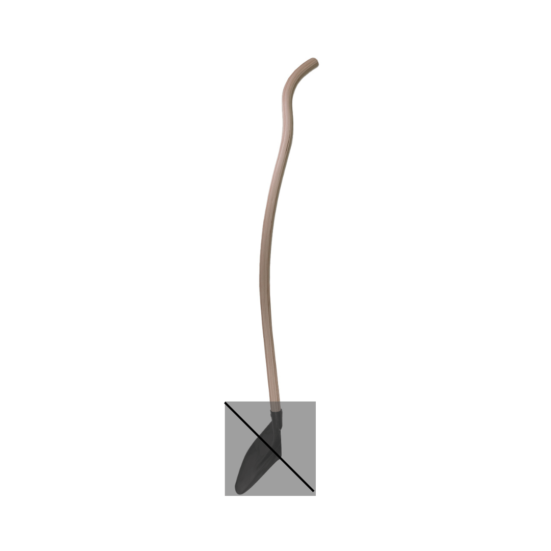 SHW Ergonomischer Stiel 130cm für Hallsener Schaufel Gr 7&9 - SHW - FIRE