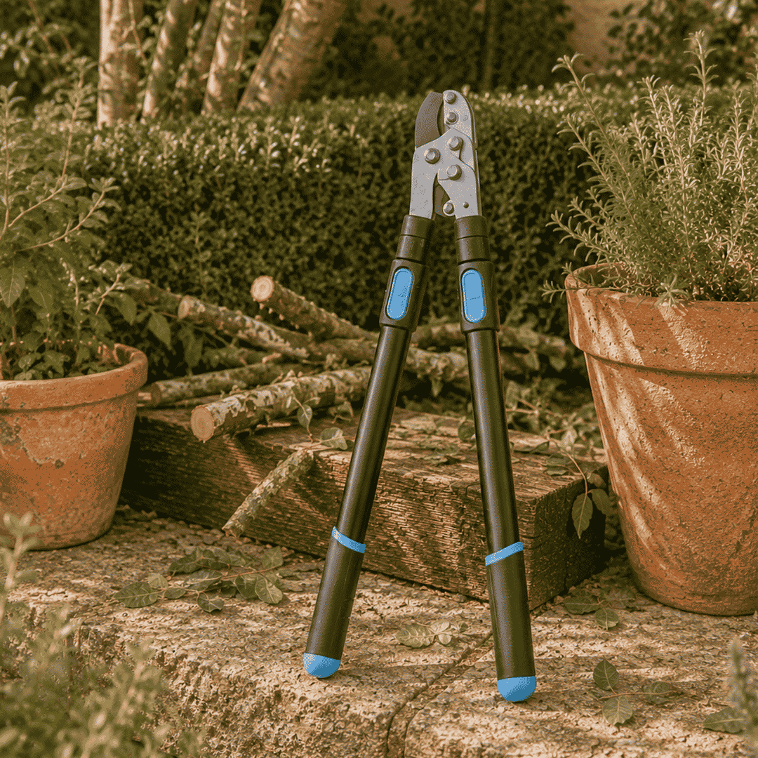 Teleskop-Amboss-Gartenschere BASIC