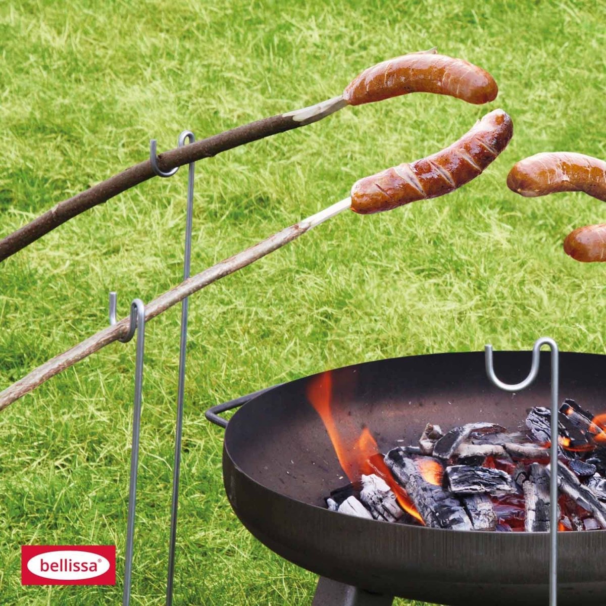 Bellissa Grillspießhalter Gr. 70 x Ø 0,6 cm - SHW - FIRE