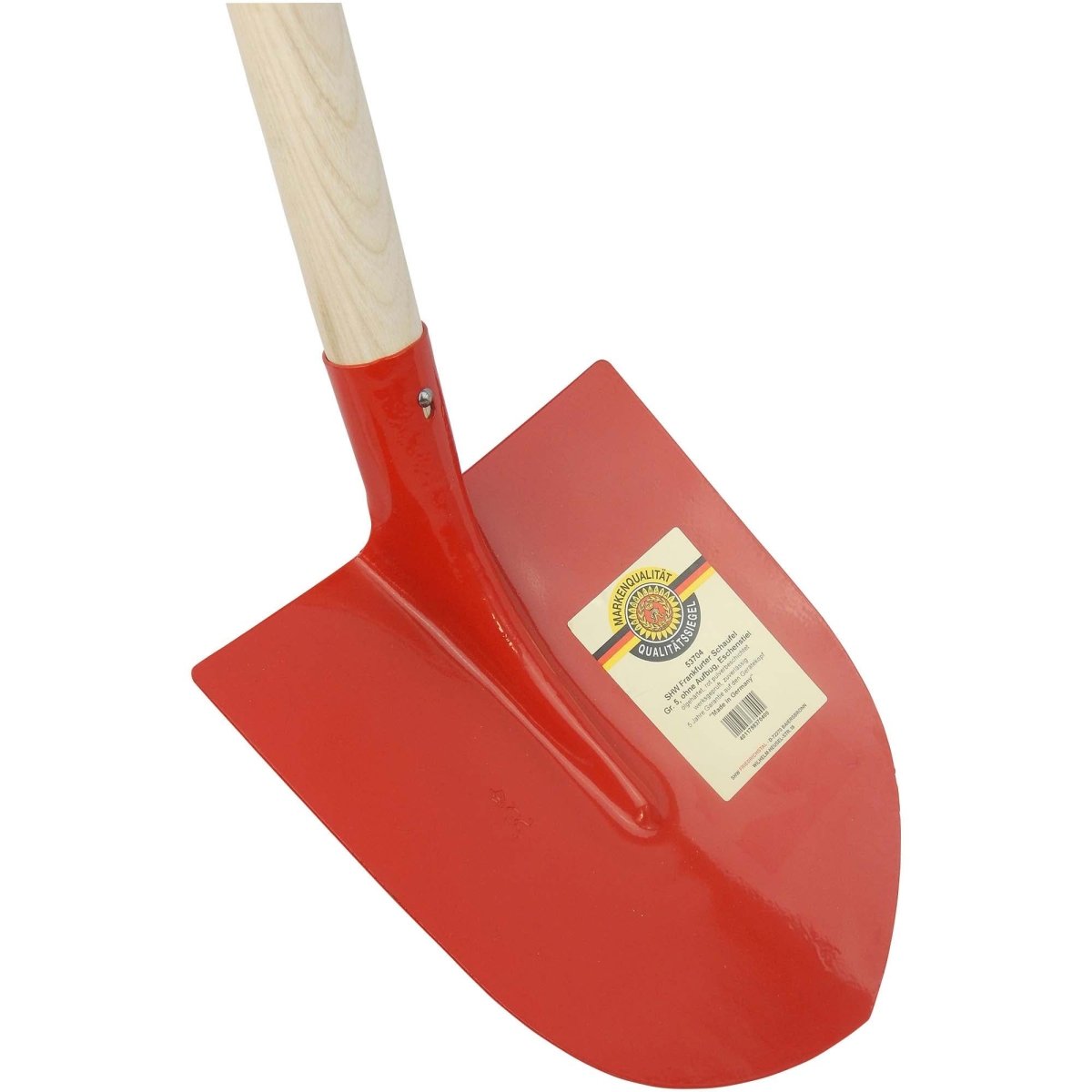 SHW Frankfurter Schaufel, Gr. 5, rot, mit Eschenstiel - SHW - FIRE