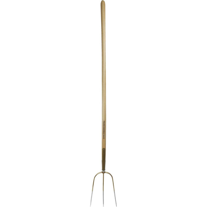 SHW Streugabel mit gebogenem Eschenstiel und Schienenzwinge