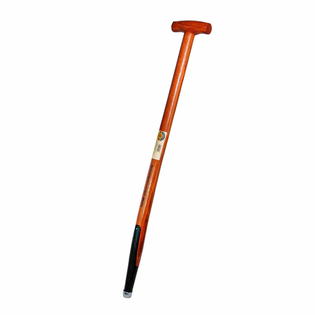 SHW Ersatzstiel T - Griff Esche mit Zwinge und Kappe für Rex - Spatengabel Groß - 85 cm lang - SHW - FIRE