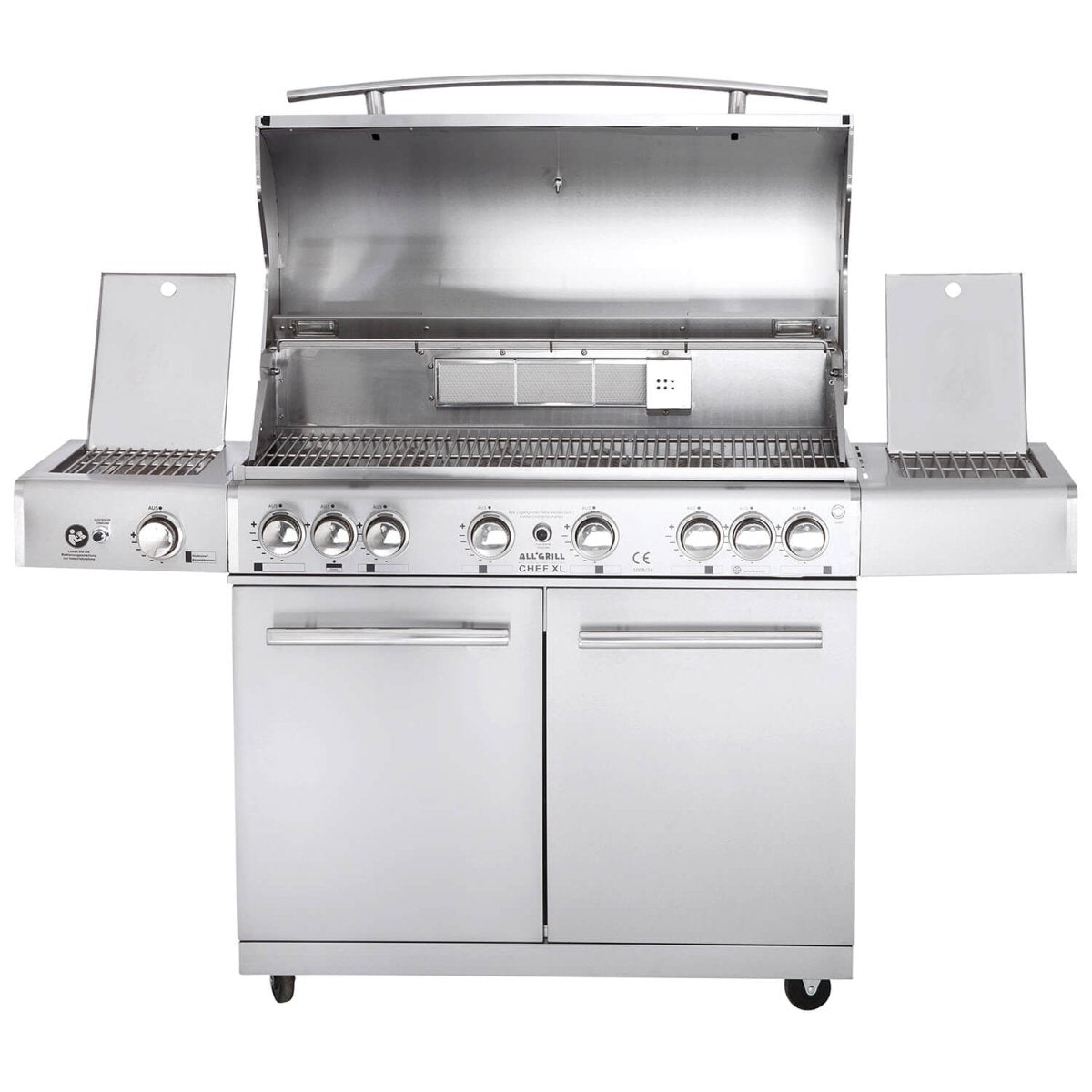 ALLGRILL Topline Chef Grundmodell + Steakzone + Air System + Smoke System - SHW - FIRE