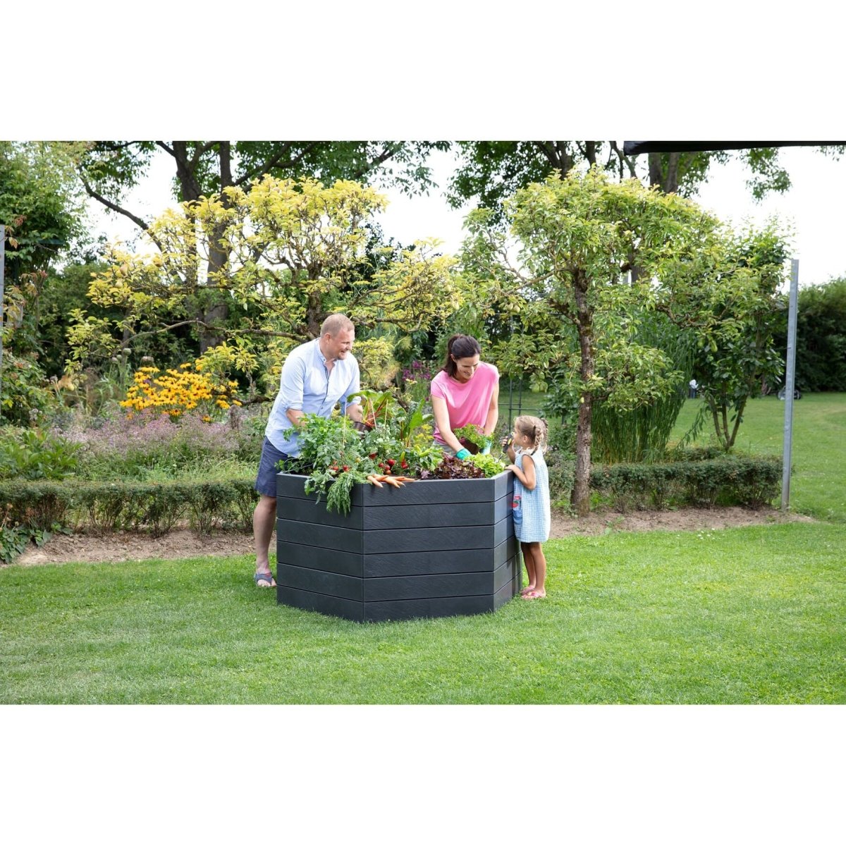 GARANTIA Hochbeet XL 75 mit Wassersparsystem - SHW - FIRE