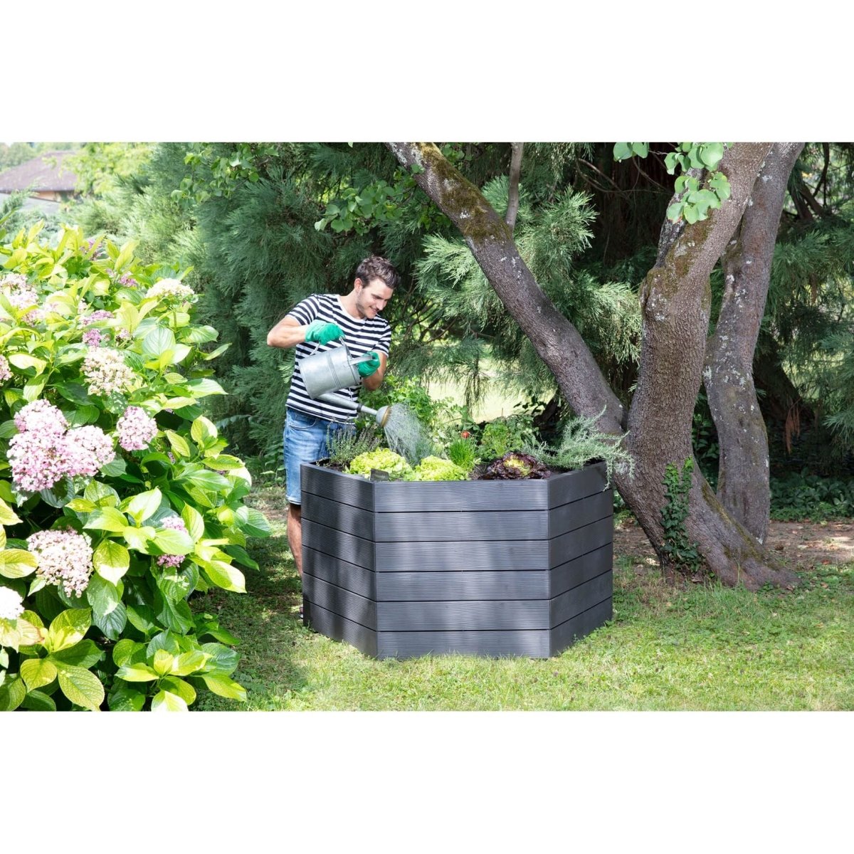 GARANTIA Hochbeet XL 75 mit Wassersparsystem - SHW - FIRE