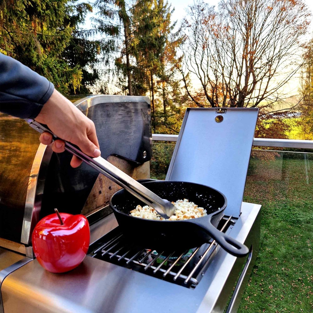 ALLGRILL Edelstahl BBQ - /Grill - Zange - SHW - FIRE